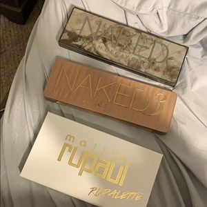 Lot of 3 eyeshadow palettes